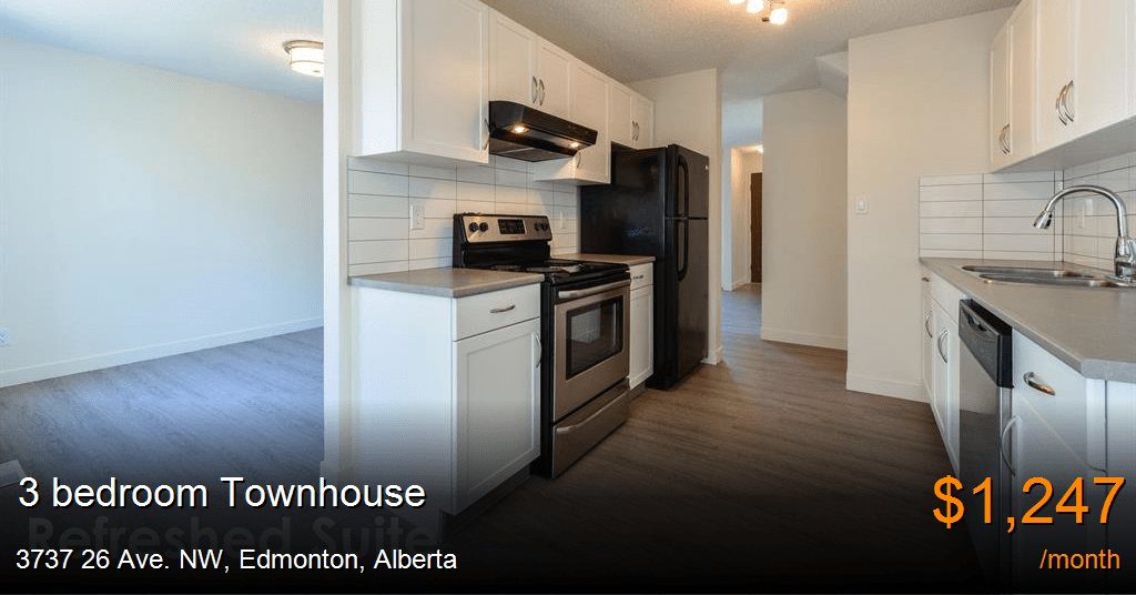3737 26 ave. nw, edmonton Townhouse for Rent