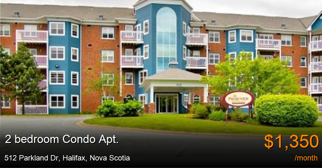 512 parkland dr, halifax Condo Apt. for Rent