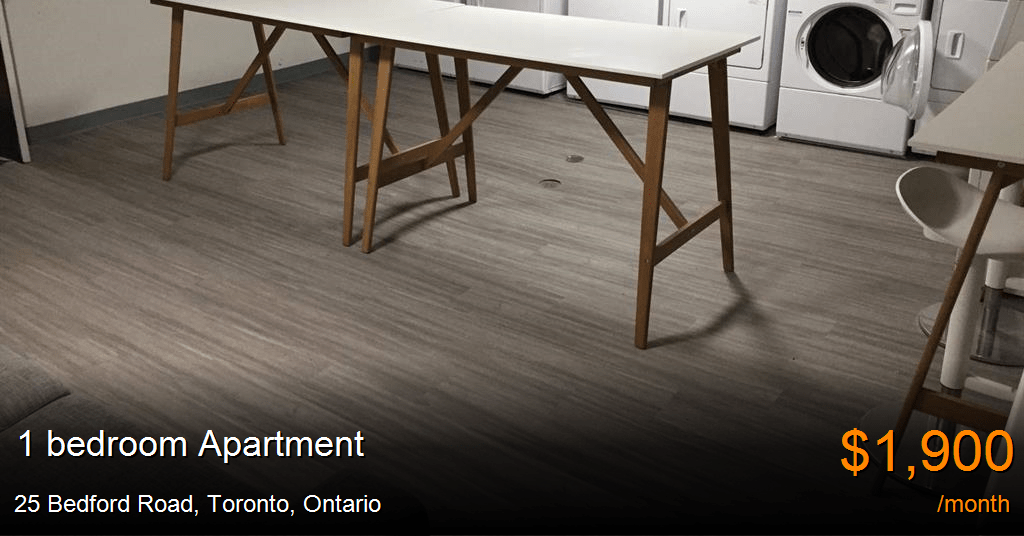25 Bedford Road, Toronto Apartment for Rent