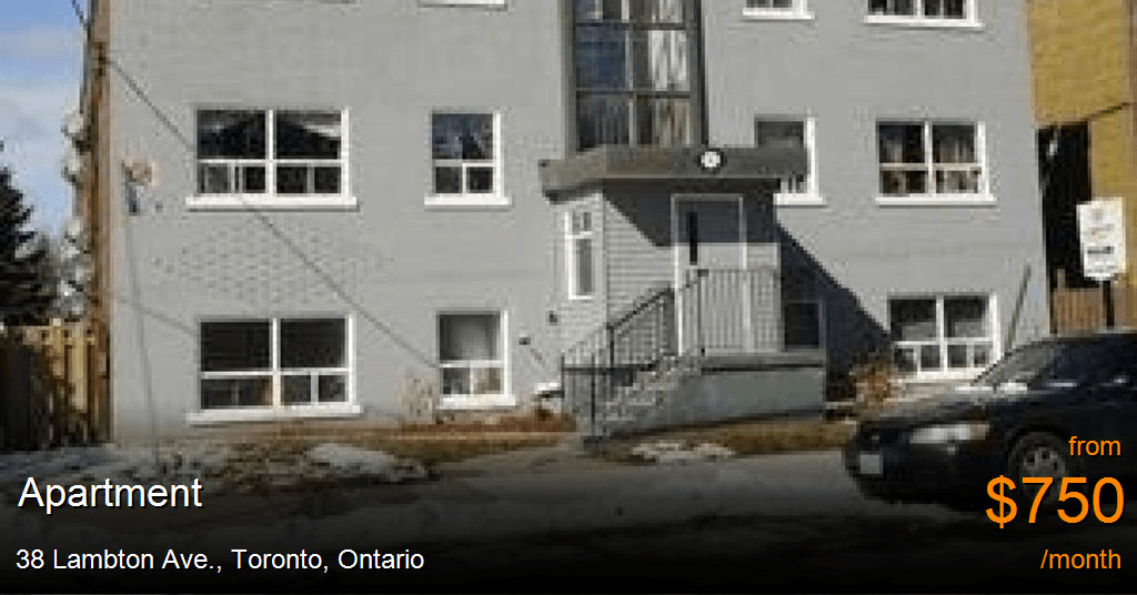 38 lambton ave., toronto Apartment for Rent
