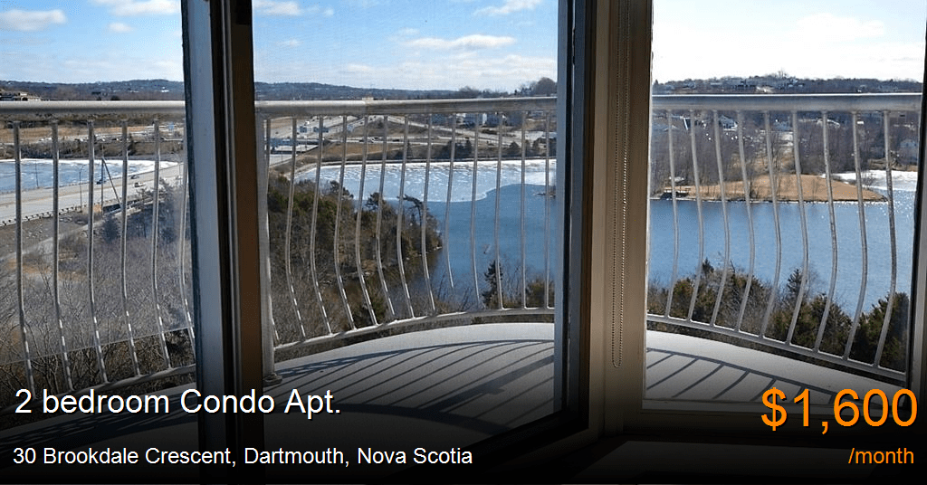 30 brookdale crescent, dartmouth Condo Apt. for Rent