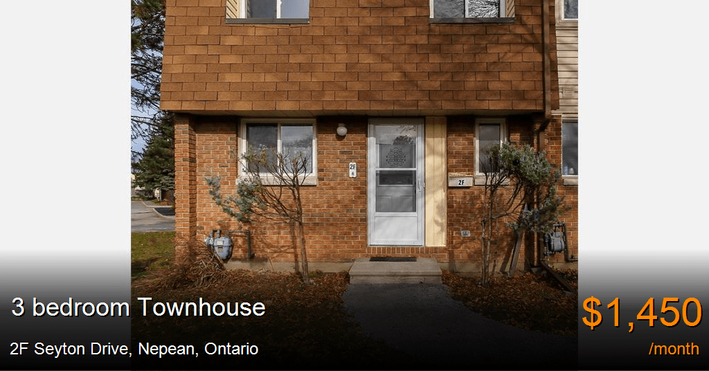 2f seyton drive, nepean Townhouse for Rent