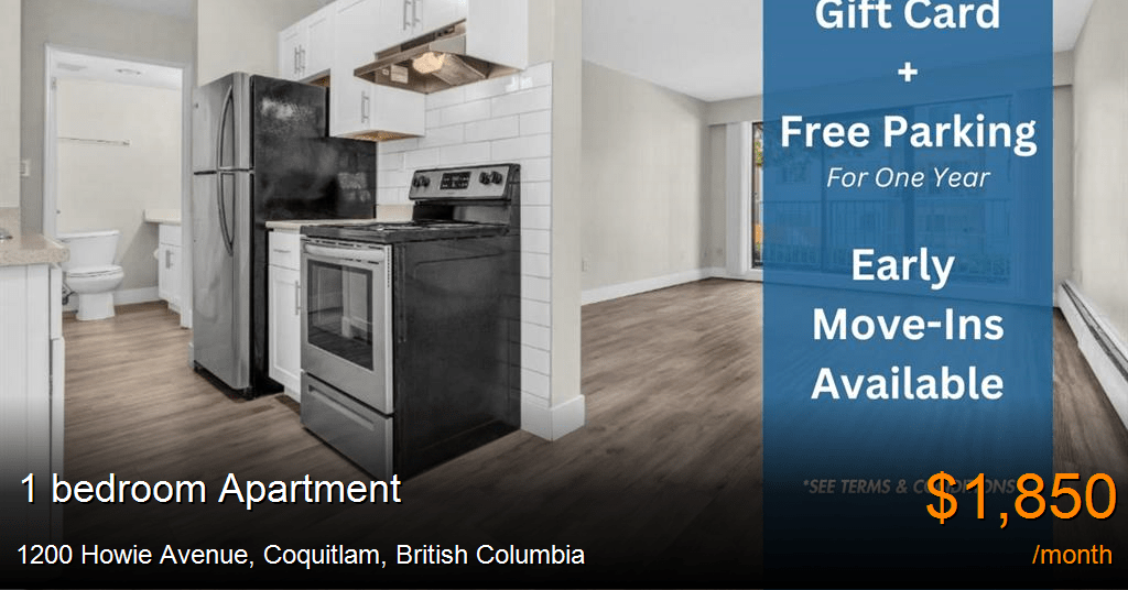 1200 Howie Avenue, Coquitlam Apartment for Rent