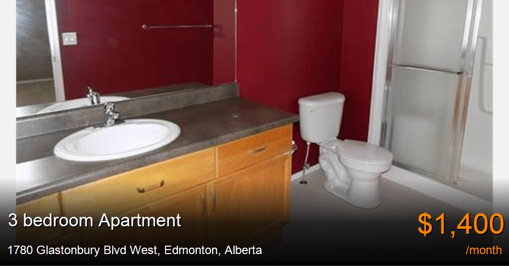 1780 glastonbury blvd west, edmonton Apartment for Rent