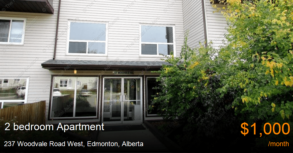 237 woodvale road west, edmonton Apartment for Rent