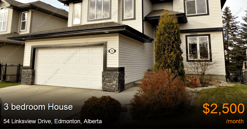 54 linksview drive, edmonton House for Rent