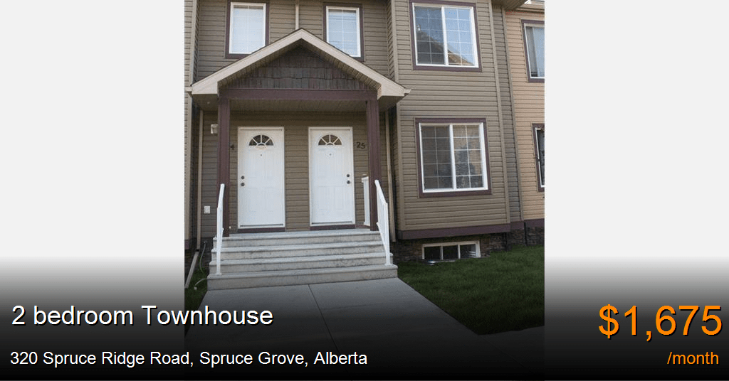 320 spruce ridge road, spruce grove Townhouse for Rent