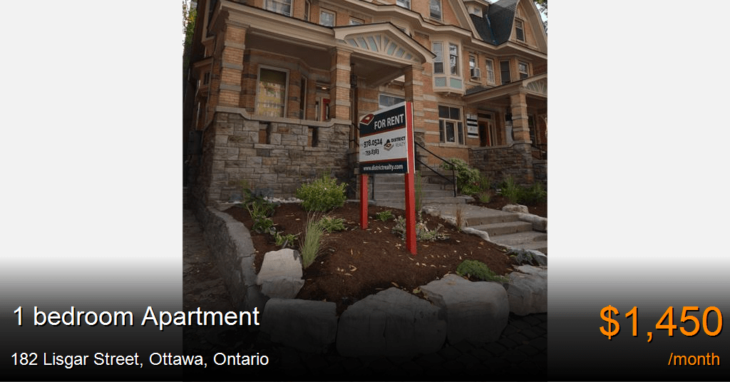 182 lisgar street, ottawa Apartment for Rent