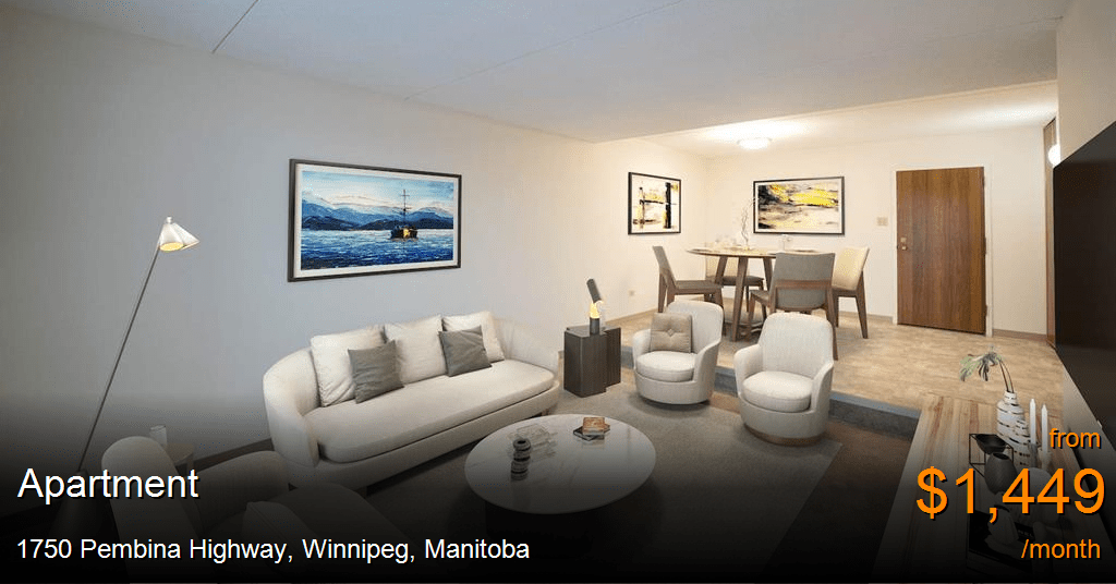 1750 pembina highway, winnipeg Apartment for Rent