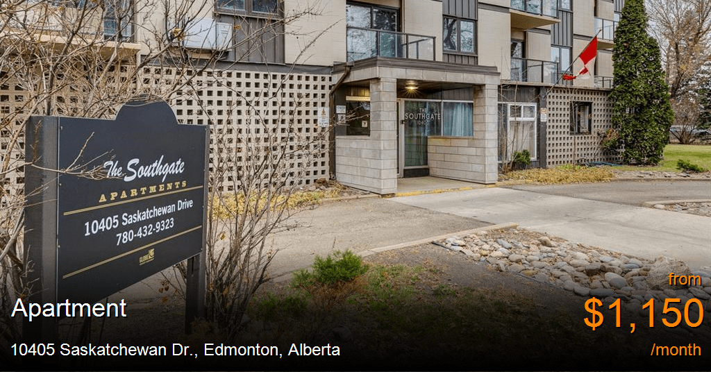 10405 saskatchewan dr., edmonton Apartment for Rent
