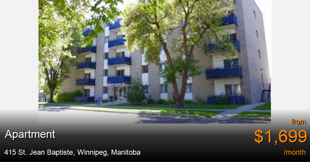 415 st. jean baptiste, winnipeg Apartment for Rent