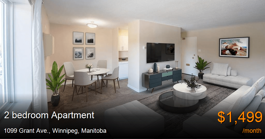 1099 Grant Ave., Winnipeg Apartment for Rent