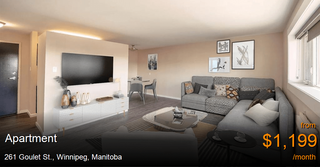 261 goulet st., winnipeg Apartment for Rent