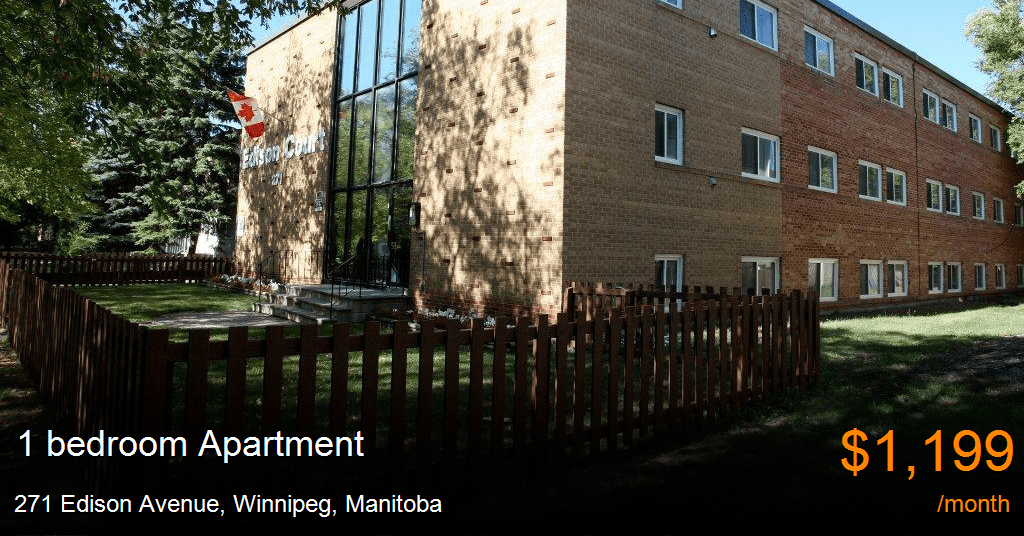 271 edison ave., winnipeg Apartment for Rent