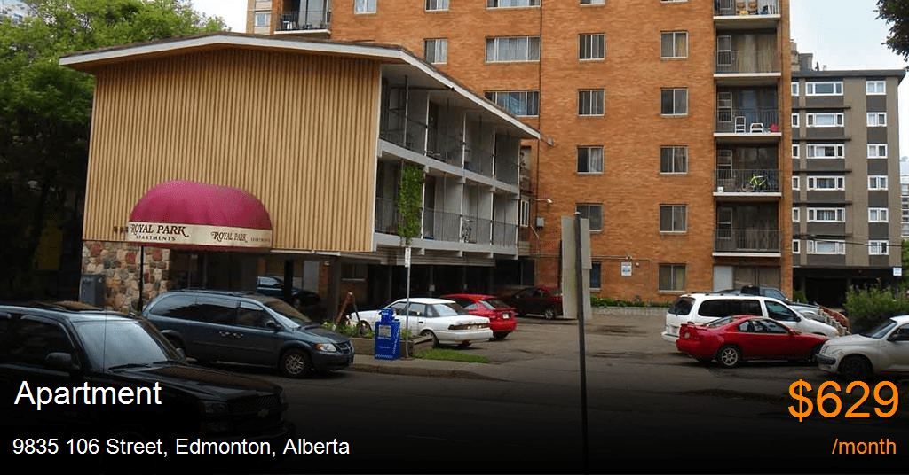 9835 106 street, edmonton Apartment for Rent