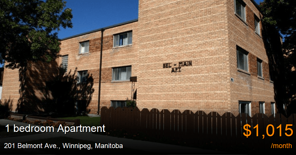 201 belmont ave., winnipeg Apartment for Rent