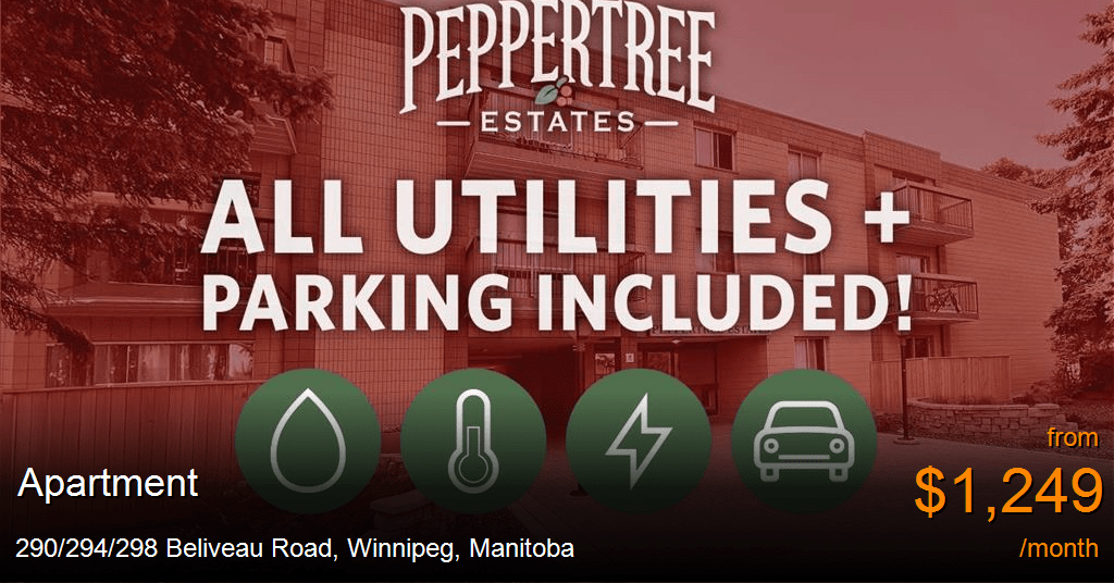 290/294/298 Beliveau Rd., Winnipeg Apartment for Rent