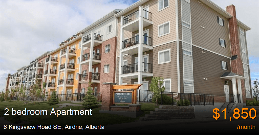 6 Kingsview Road SE, Airdrie Apartment for Rent