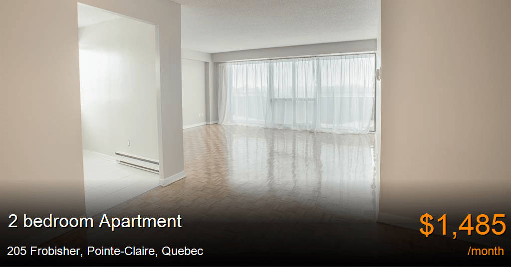 205 Frobisher, PointeClaire Apartment for Rent B126138
