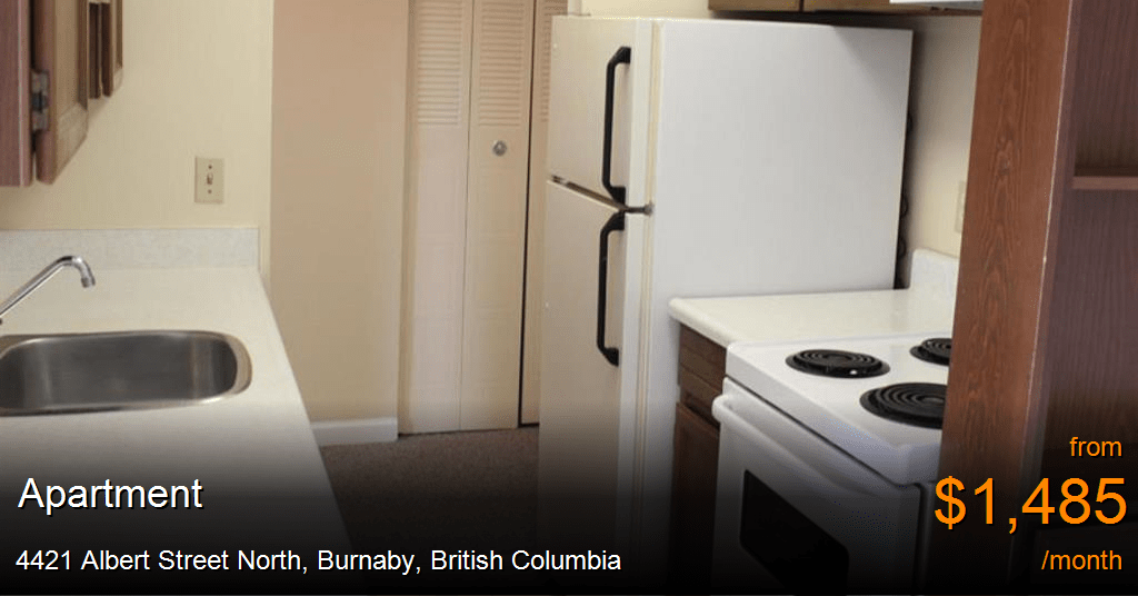 4421 Albert Street North, Burnaby Apartment for Rent