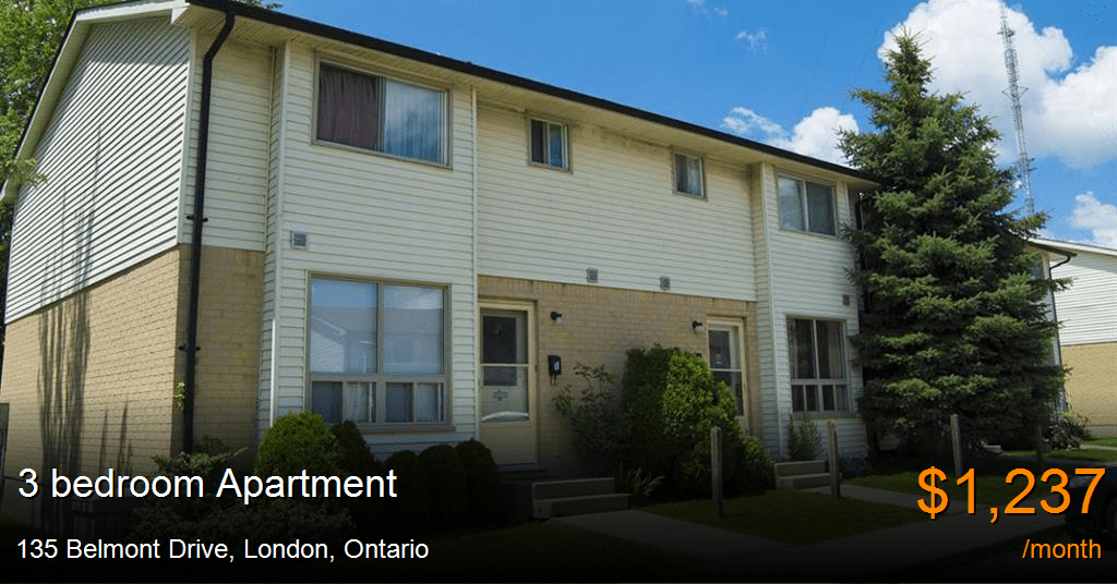 135 belmont drive, london Apartment for Rent