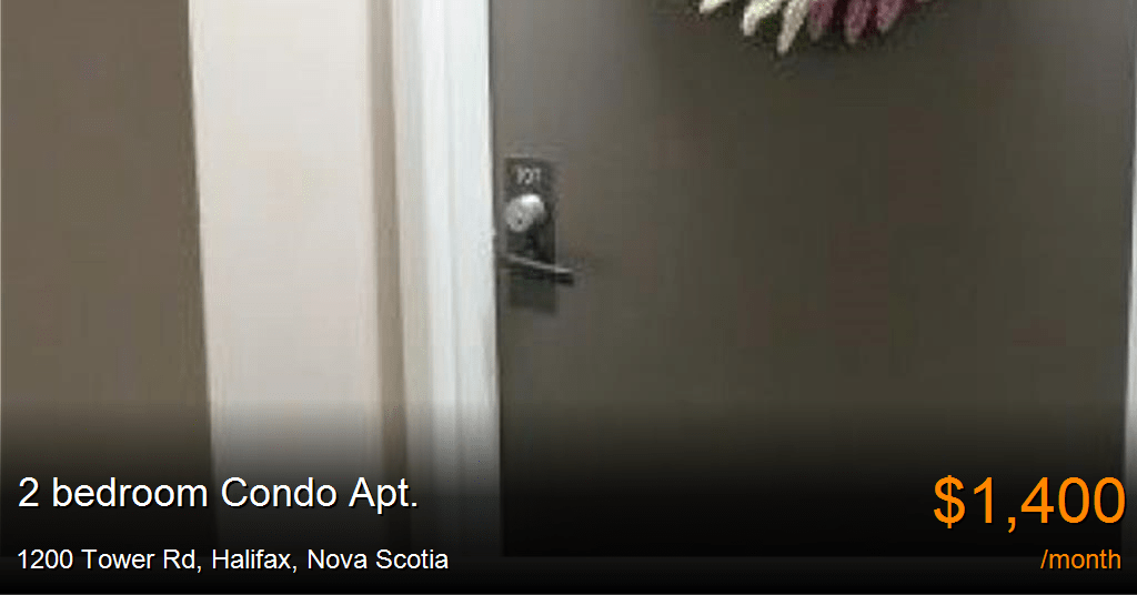 1200 Tower Rd, Halifax Condo Apt. for Rent B126606