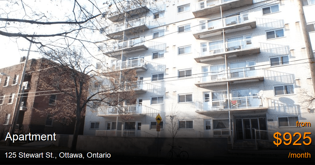 125 stewart st., ottawa Apartment for Rent