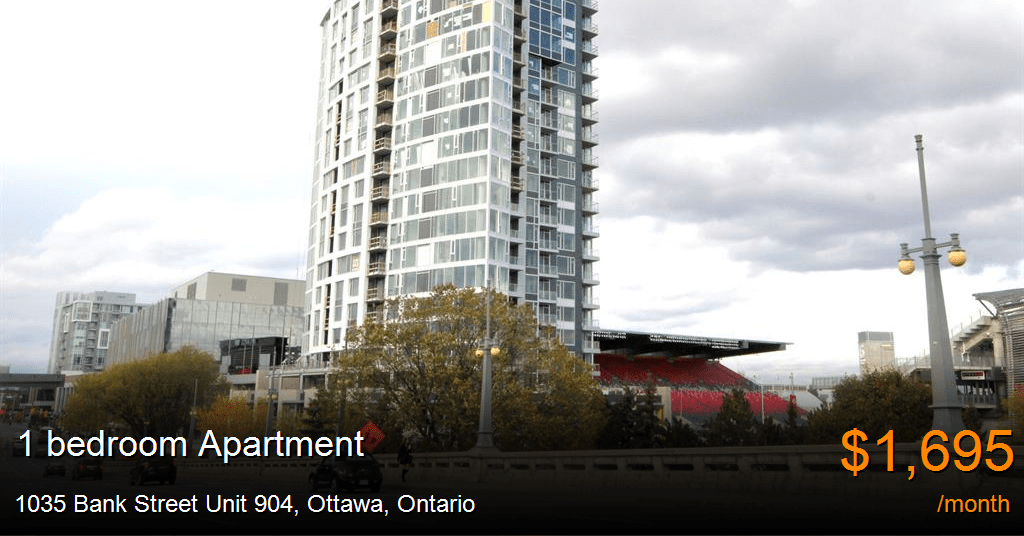 1035 bank street unit 904, ottawa Apartment for Rent