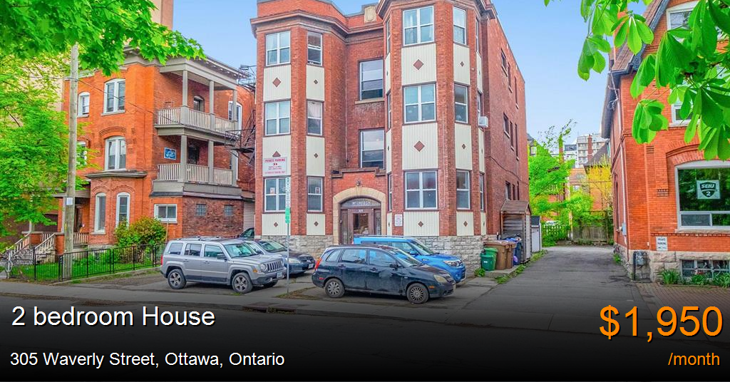 305 waverly street, ottawa House for Rent