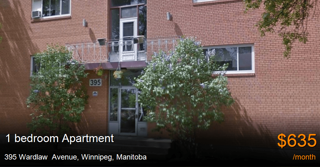 395 wardlaw avenue, winnipeg Apartment for Rent