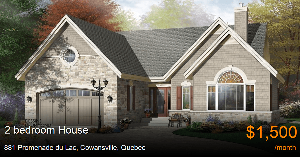 881 promenade du lac, cowansville House for Rent