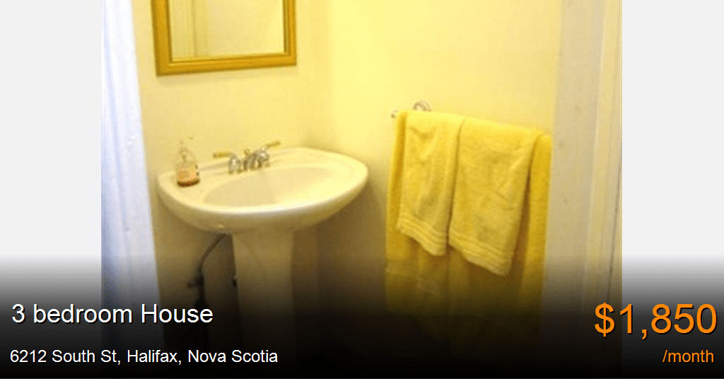6212 south st, halifax House for Rent