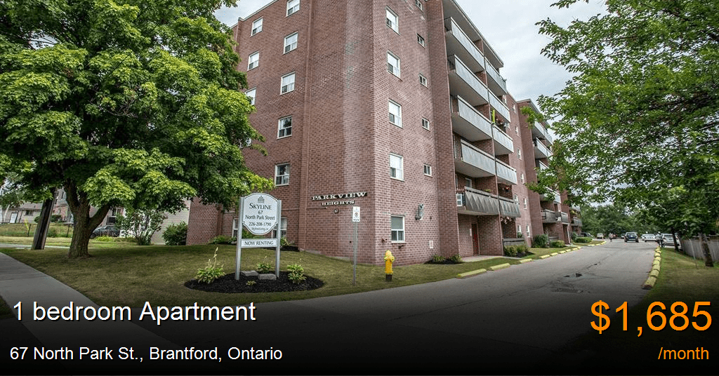 67 North Park St., Brantford Apartment for Rent