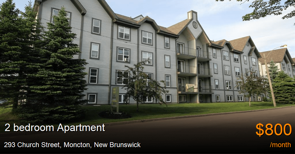 293 Church Street, Moncton Apartment for Rent B130287