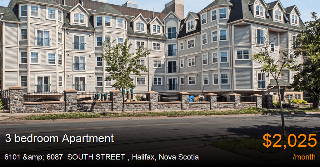 6101 & 6087 south street, halifax Apartment for Rent