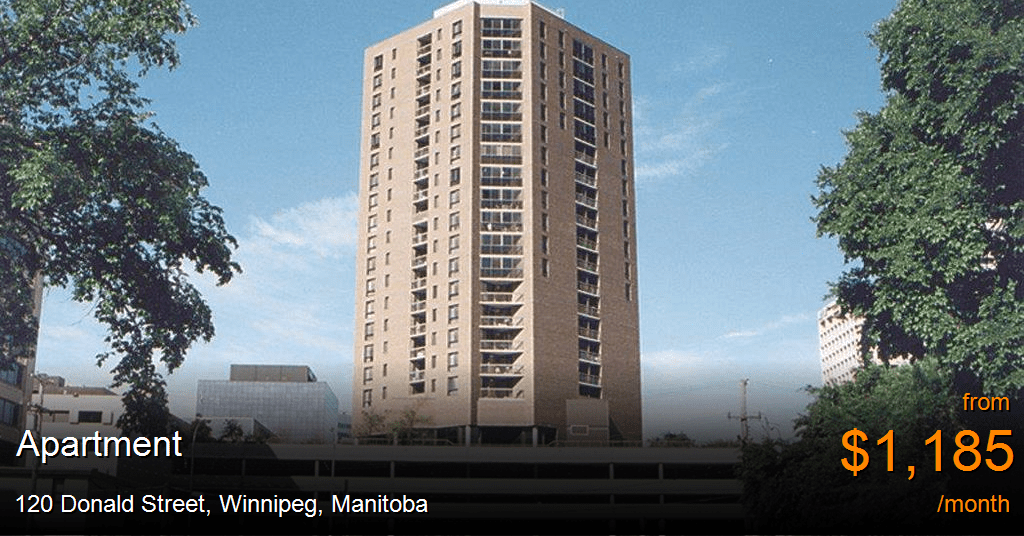 120 donald street, winnipeg Apartment for Rent