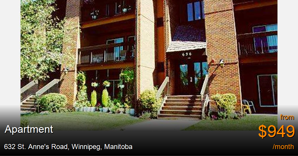 632 st. anne's road, winnipeg Apartment for Rent