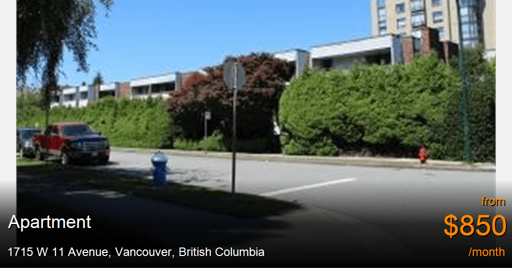 1715 w 11 avenue, vancouver Apartment for Rent