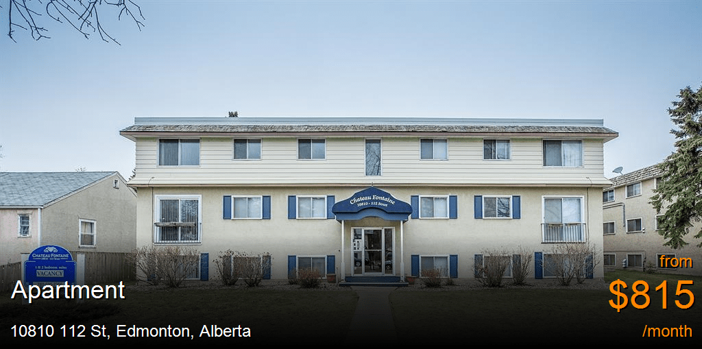 10810 112 st, edmonton Apartment for Rent