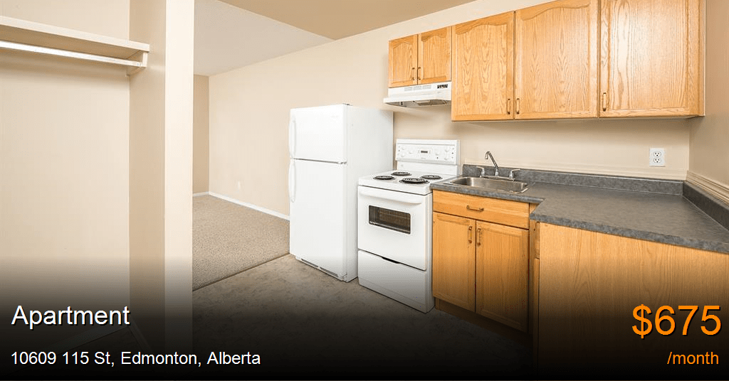 10609 115 st, edmonton Apartment for Rent