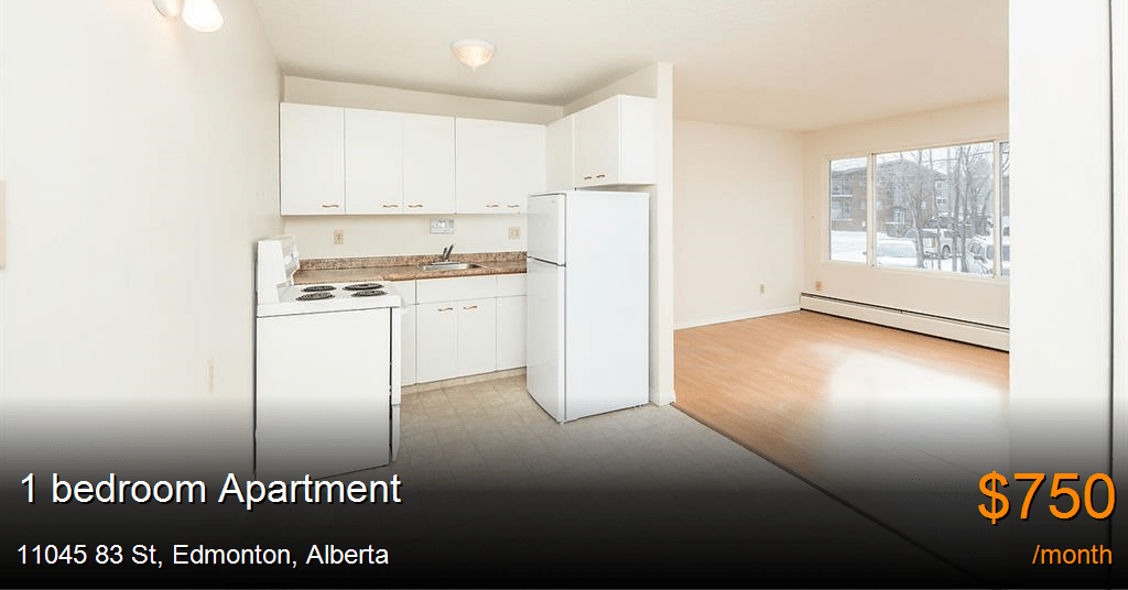 11045 83 st, edmonton Apartment for Rent