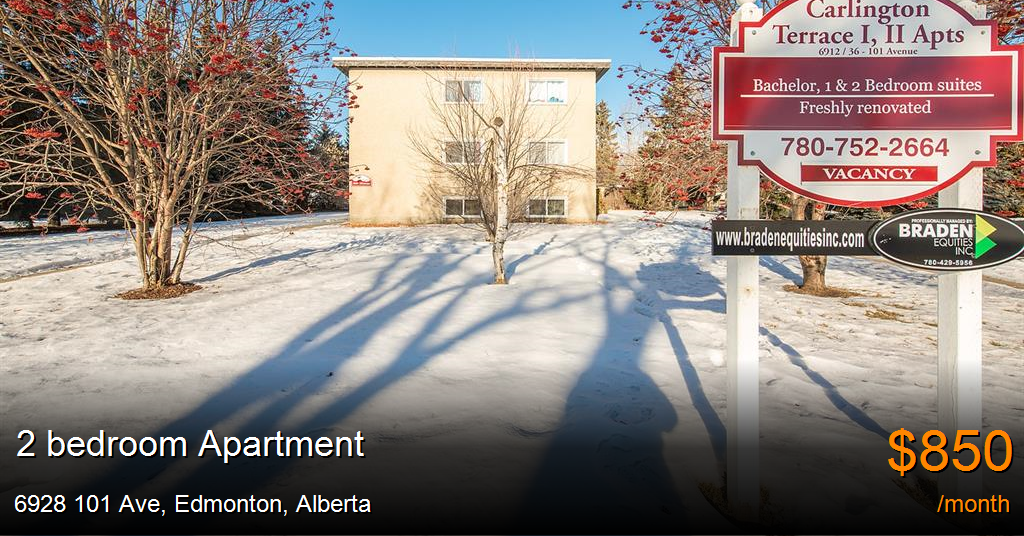 6928 101 ave, edmonton Apartment for Rent