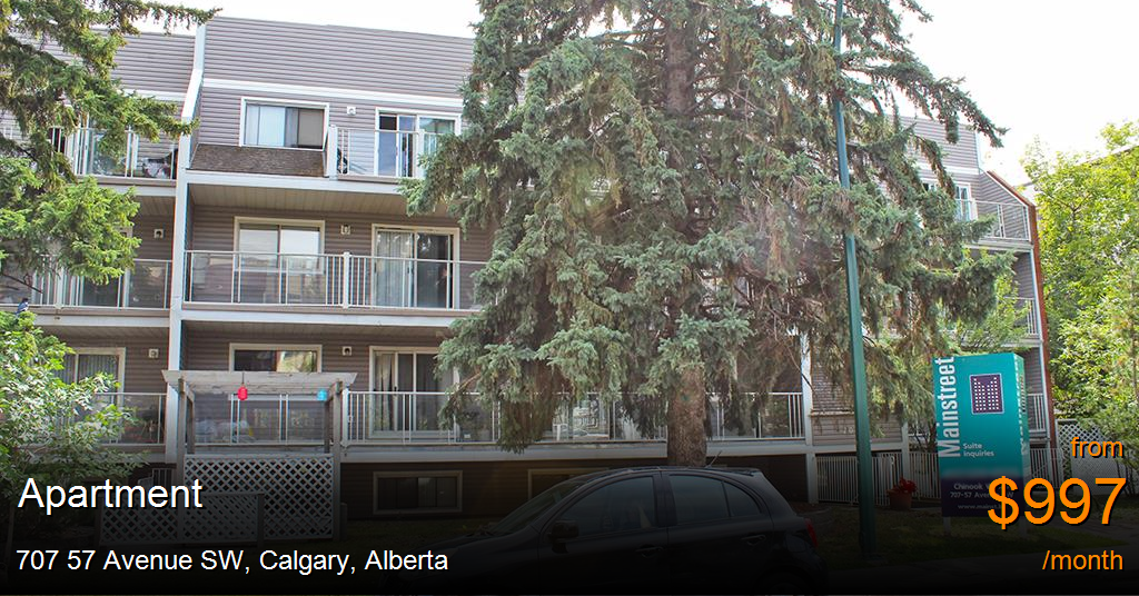 707 57 avenue sw, calgary Apartment for Rent
