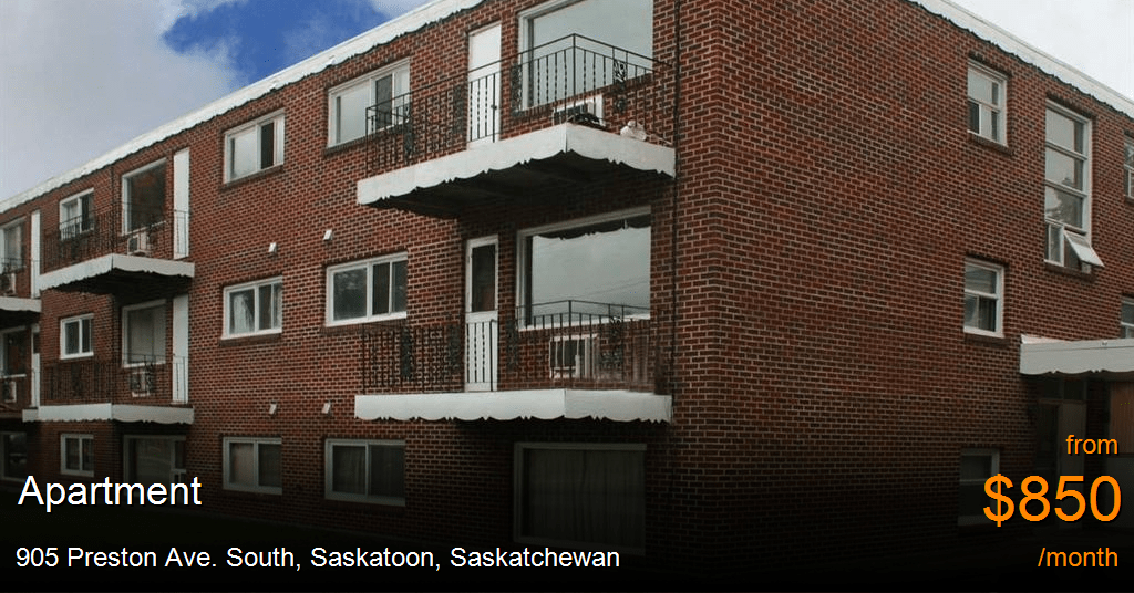 905 preston ave. south, saskatoon Apartment for Rent