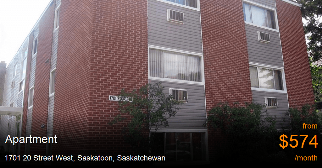 1701 20 street west, saskatoon Apartment for Rent