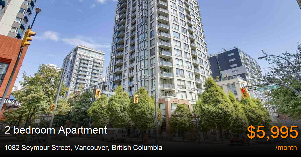 1082 seymour street, vancouver Apartment for Rent