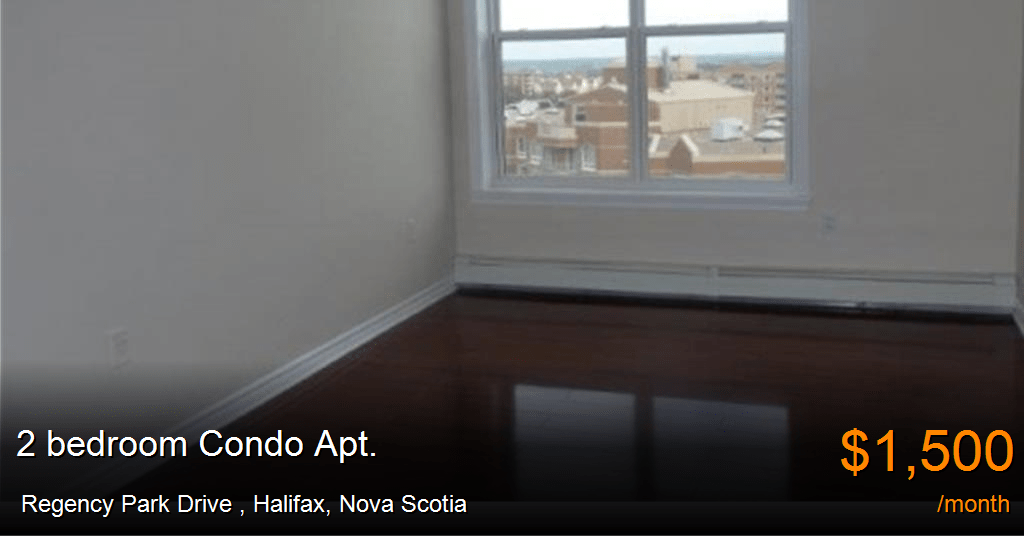 Regency Park Drive, Halifax Condo Apt. for Rent B134916