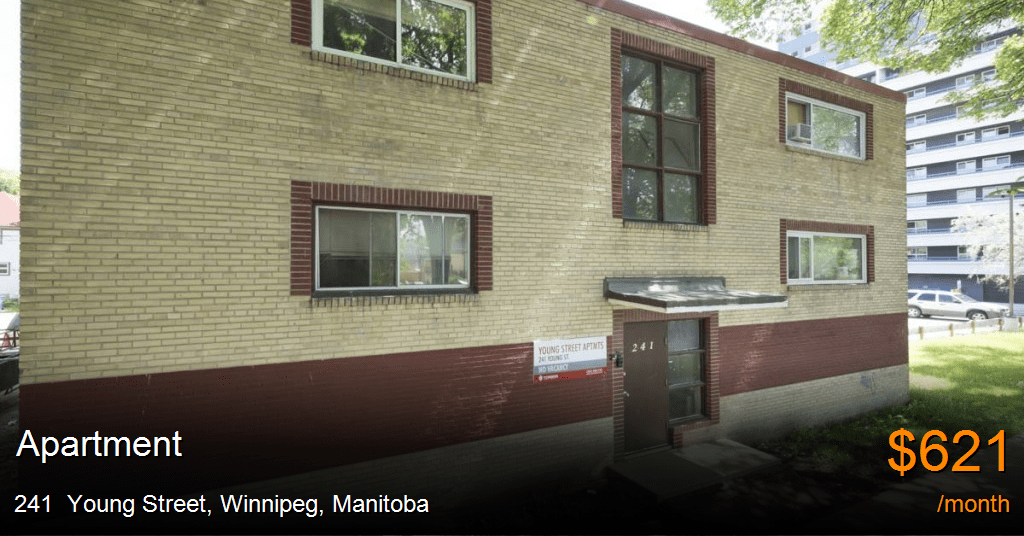 241 young street, winnipeg Apartment for Rent