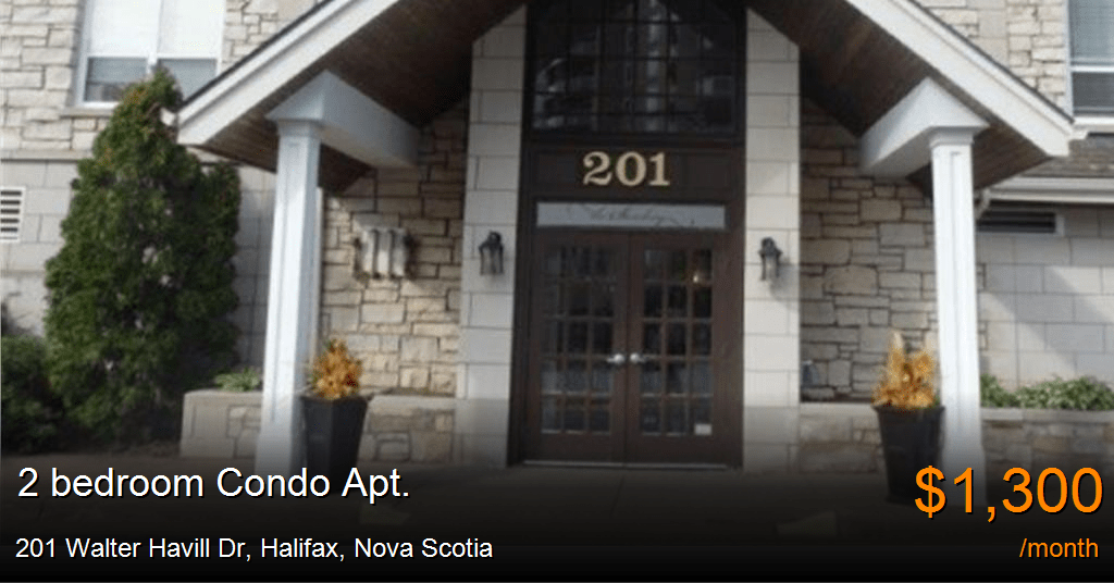 201 walter havill dr, halifax Condo Apt. for Rent