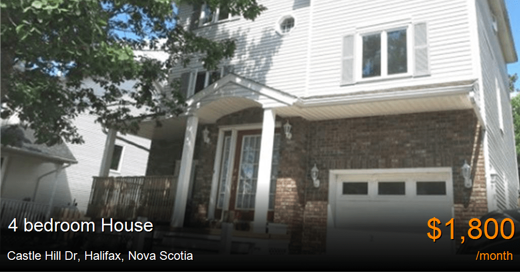 Castle Hill Dr, Halifax House for Rent B136003